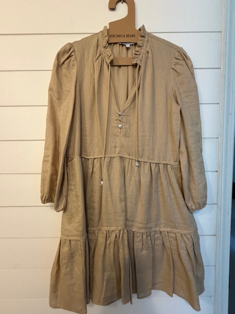 Veronica Beard Tan mini dress 2